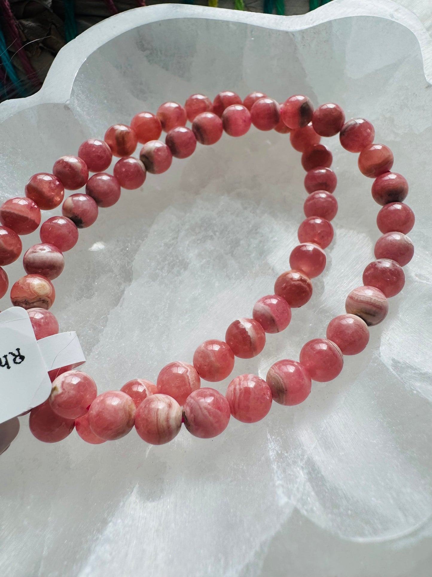 Rhodochrosite Grade A Bracelet
