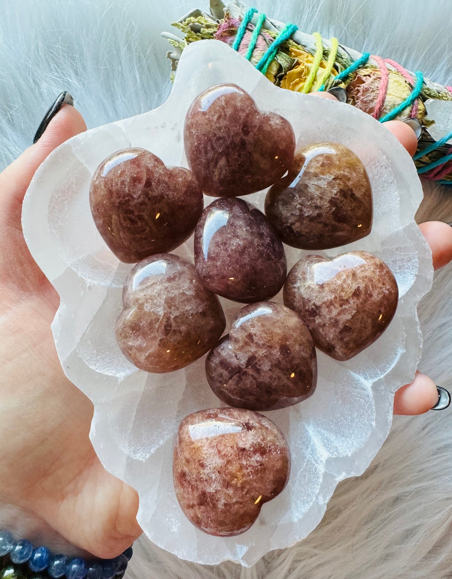 Strawberry Quartz Heart