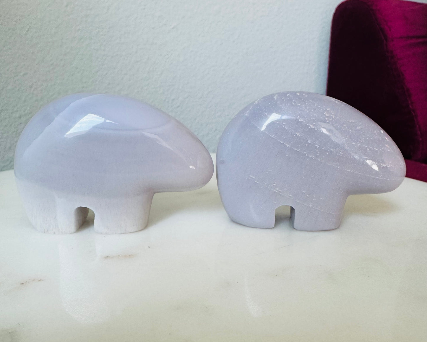 Lavender Fluorite Zuni Bear