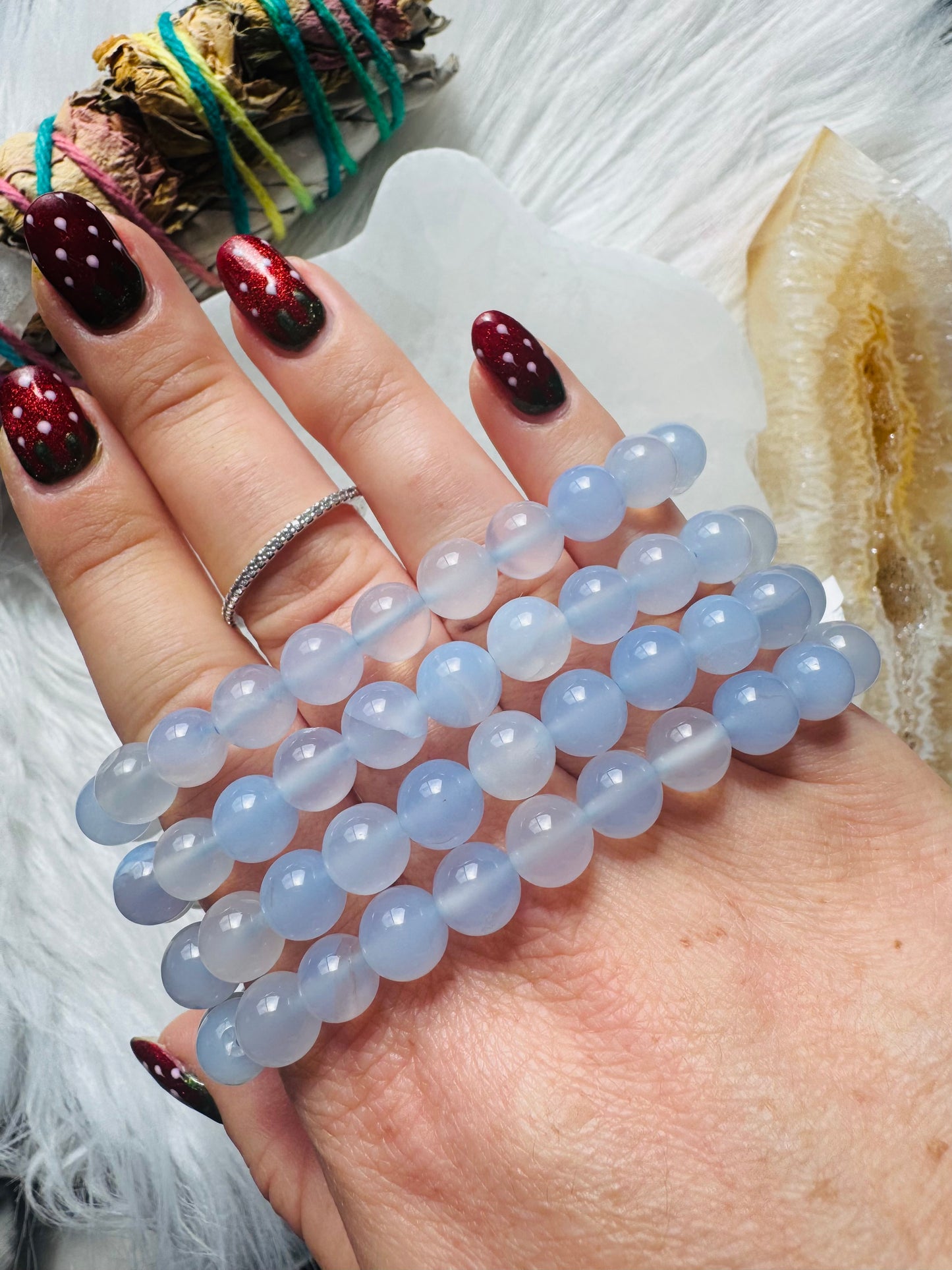 Blue Chalcedony Bracelet