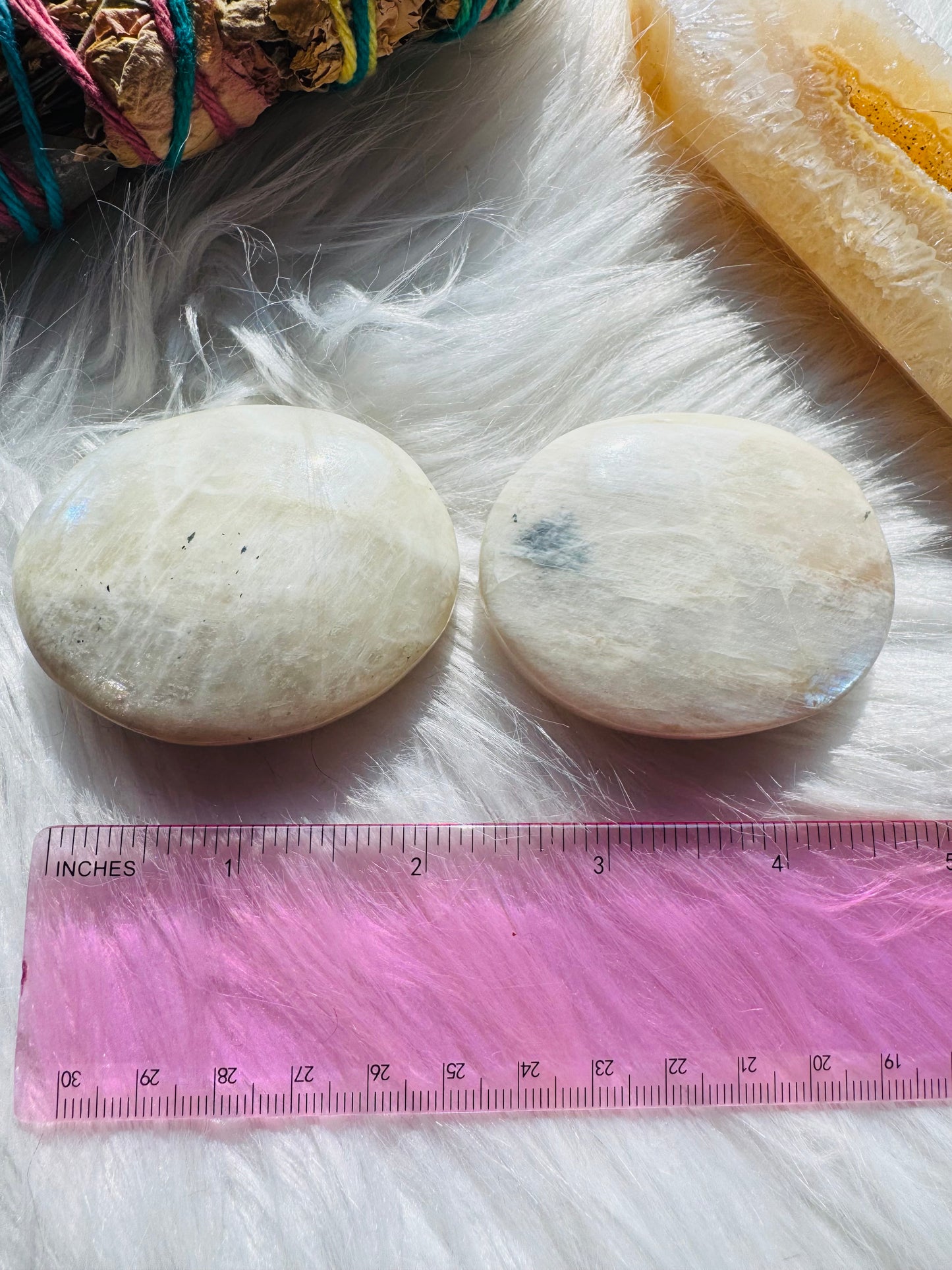 Moonstone Palm Stone